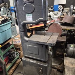 Powermatic 14" Band Saw Model 143 Wood & Metal Cutting Bandsaw Enclosed Stand 110 volt Made in USA