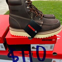 WOLVERINE SOFT TOE BOOTS MOST SIZES AVAILABLE