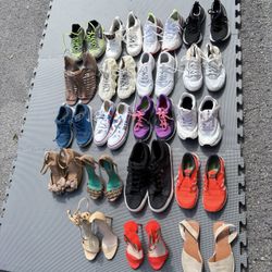 👟 Sneaker Lot – 19 Pairs – Nike, Adidas, Zara, Converse, Tory & More – $50