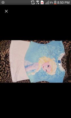 Frozen blue shirt
