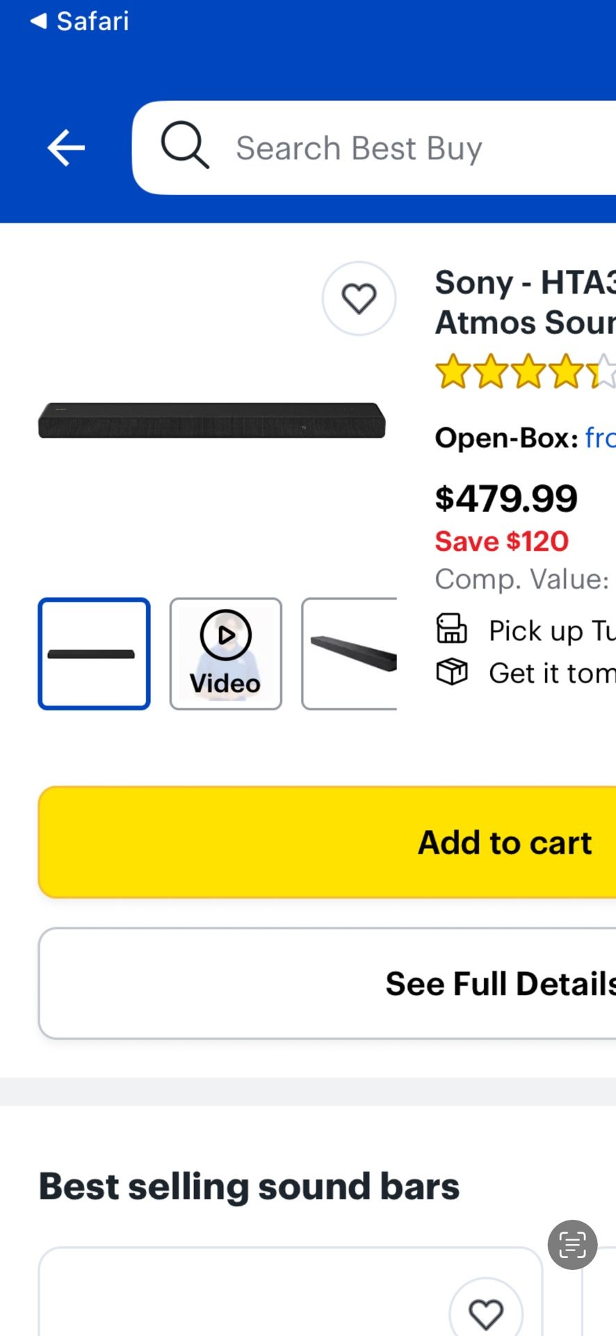 Sony Sound Bar