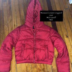 cropped puffer coat