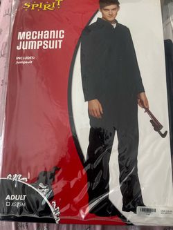 Michael Myers mask and jumpsuit
