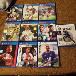 Big Collection. FIFA 2014 2015 2016 2017 2018 2019 2020 2021 2022 2023 . $160! Firm all PS5 PS4 Playstation 4 Playstation 5 Games juegos