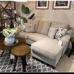 Comfy Driftwood Abney Sofa Chaise Sleeper🤩 New Brand 👌 Financing Options☑️