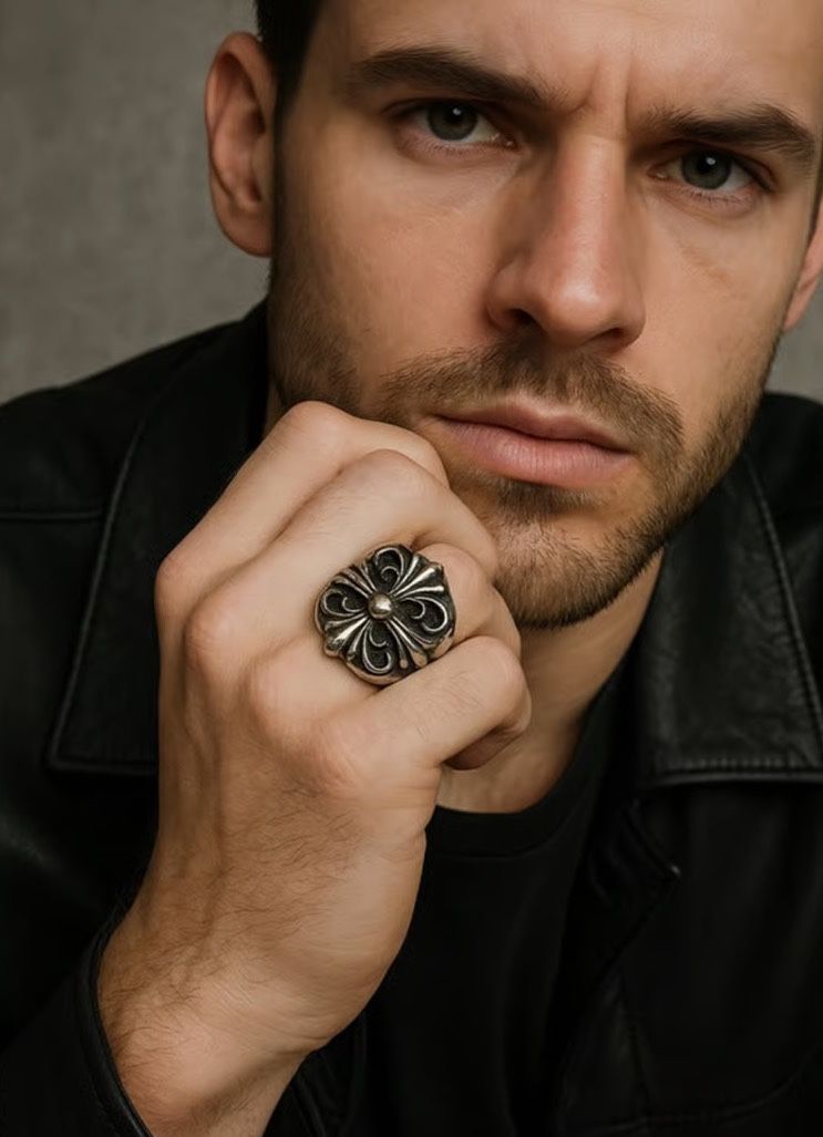 Men's sterling silver rings