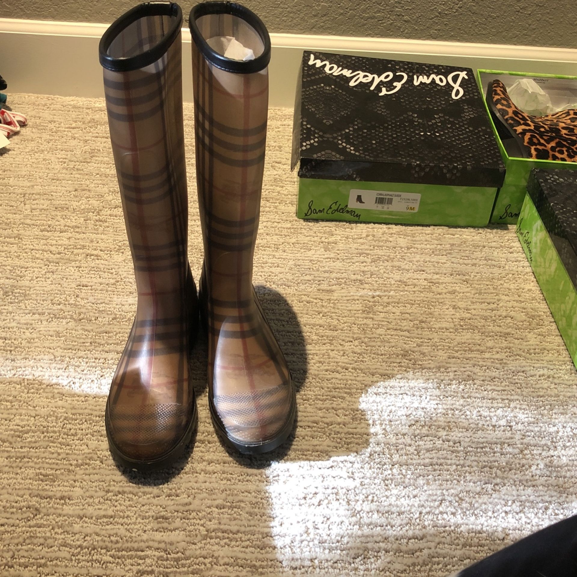 Black Friday Deal!! Authentic Burberry rain Boots