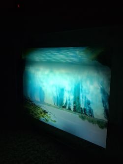 Vintage Motion Image Moving Picture Lamp Waterfall Picture Light 