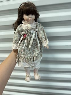 Vintage Porcelain Doll 