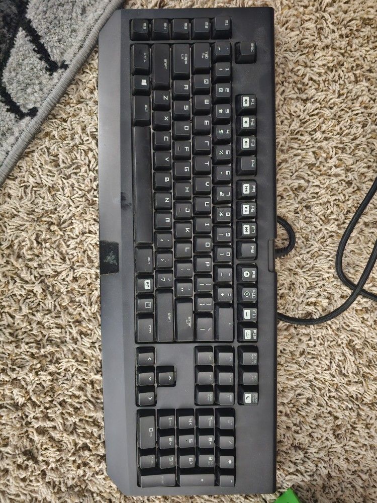 Razer Blackwidow Keyboard And Razer Mamba Tournament Mouse