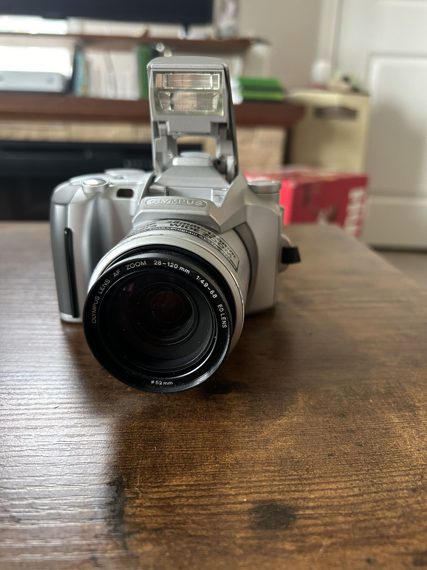 Olympus IS-50 QD 35mm SLR Film Camera Untested But Nice Condition