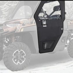KEMIMOTO UTV DOORS WITH Steel FRAME. L & R DOORS.FITS POLARIS RANGER 1000 & XP1000 2020-25