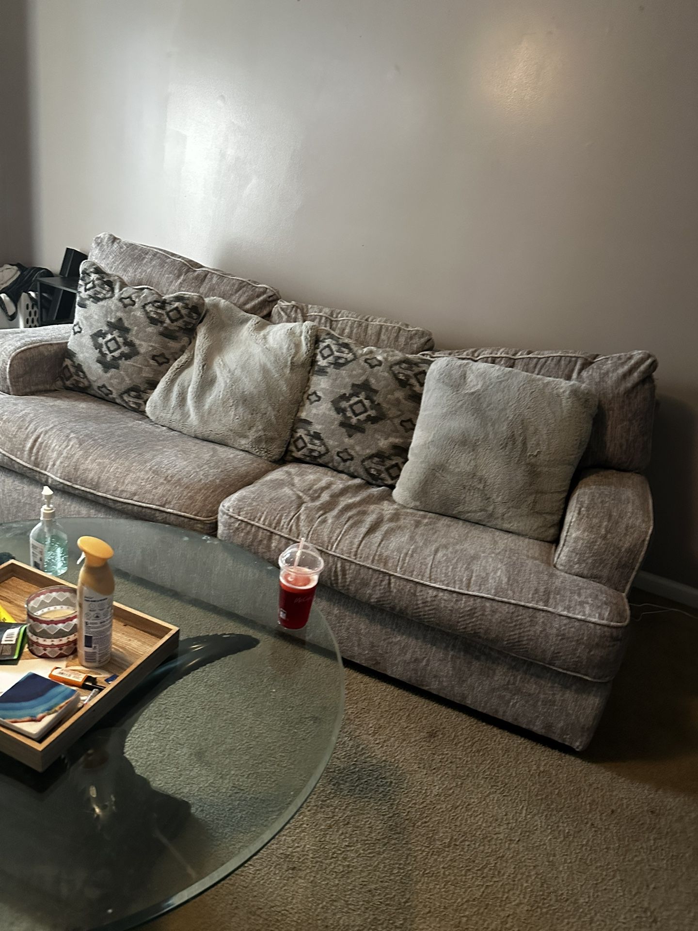 Couch and Pillows