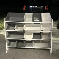 16-Compartment Toy Organizer