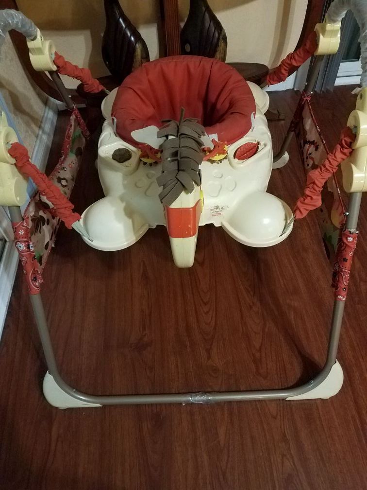 Fisher Price Galloping Fun Western Jumperoo Horse Baby Bouncer
