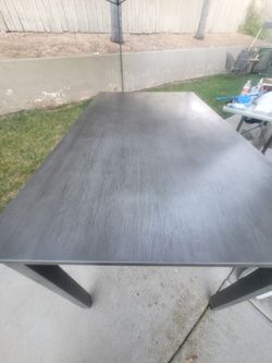 Dark Brown Wardrobe / dark gray dinning table