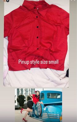 Size small pinup red shirt