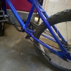 Blue BMX Bike