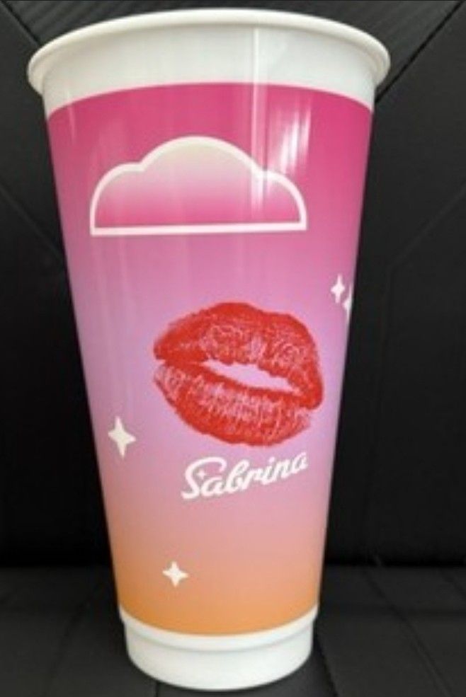 Sabrina Carpenter Dunkin Donuts Cup