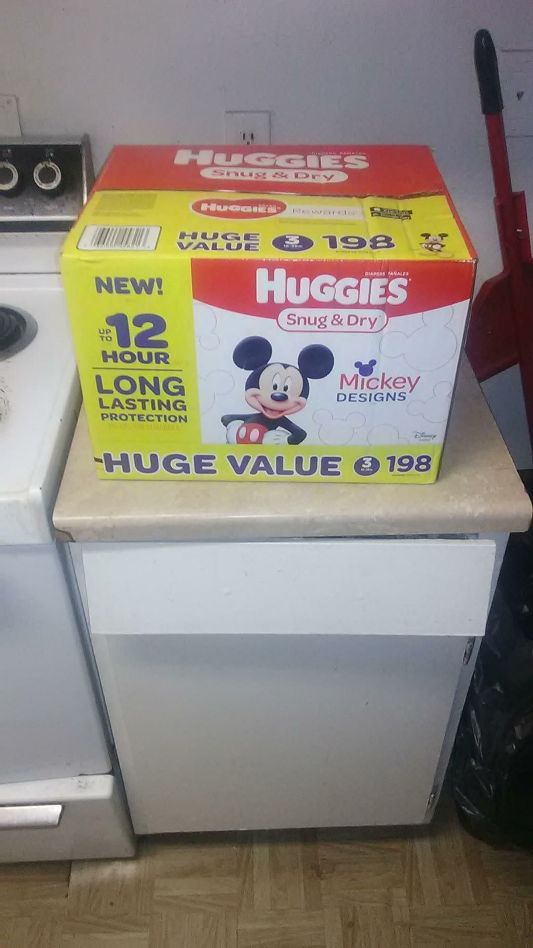 Huggies size 3 -198