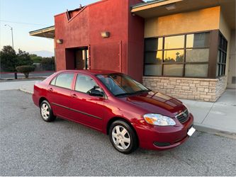Toyota Corolla CE 2006 With Only 132K Miles, Smog Passed Today, No Issues, Clean Title, 12/26 Tags, New Tires, One Owner, Manual Windows, Ac Works Goo