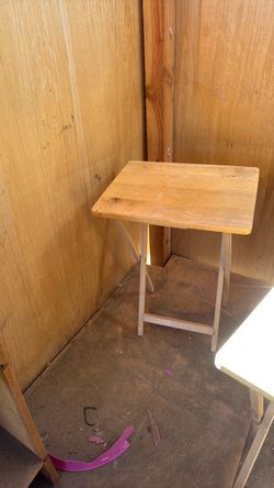 Small Wooden Folding Table