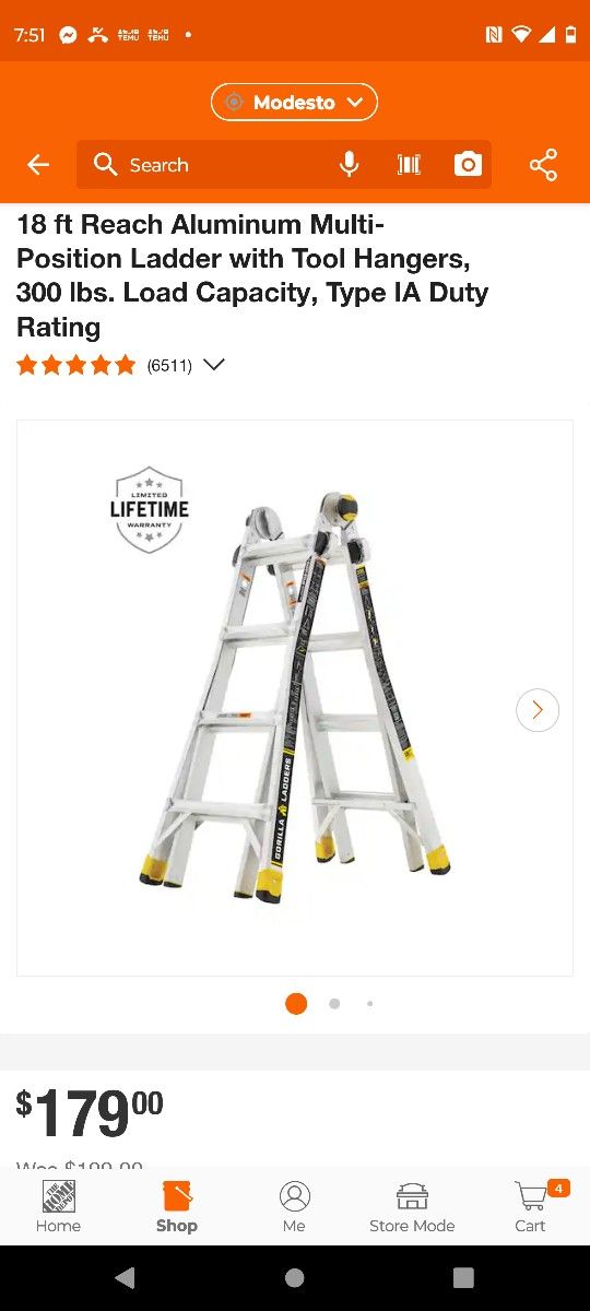 Gorilla Ladder New