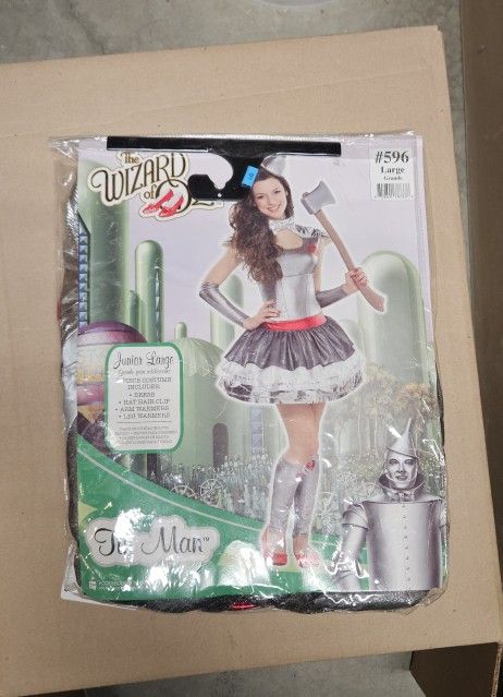 NEW Tin Man Costume Size Large Grande.