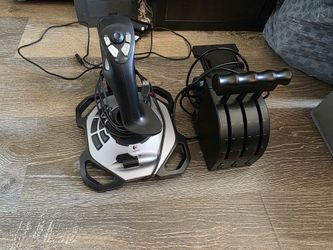 Flight Sim Yoke And Throttle