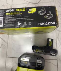 RYOBIa ONE+ 18V High Performance Starter Kit with 2.0Ah & 4.0Ah Battery