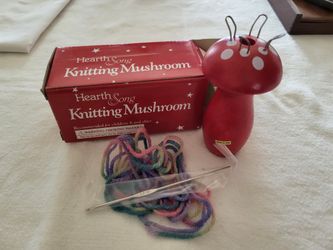 Hearthsong Knitting Mushroom