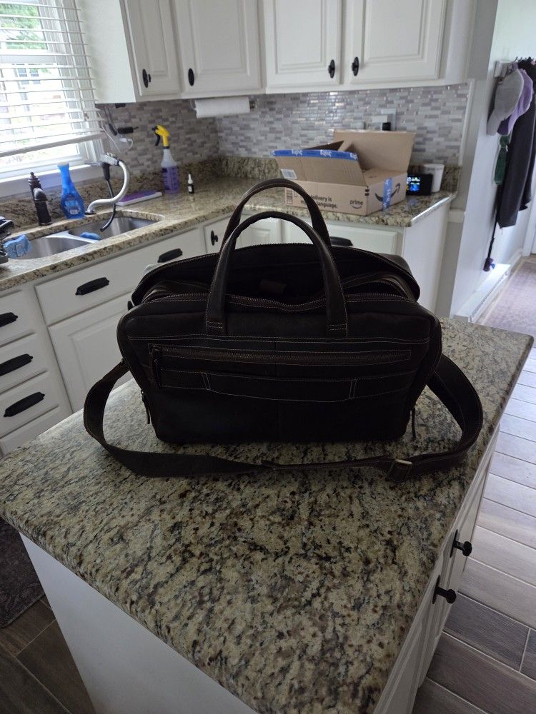 Genuine Leather Computer Bag