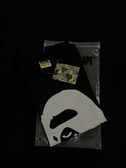 Bape shirt + essential shirts $50 for both only 50