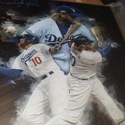Dodgers Third Baseman Autograph Justin Turner Edit