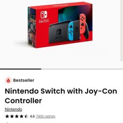 Nintendo Switch (Hardly Played With) (No Original Box)