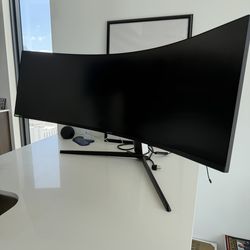 Samsung Odyssey Neo G9 49” Curved Ultrawide Monitor – White