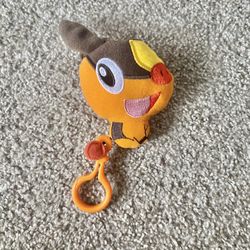 Pokémon Nintendo Tepig Jakks Action Pull Shake Clip Plush