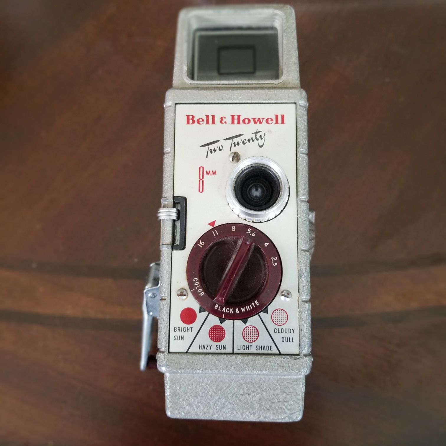 Bell & Howell Two Twenty 8 mm movie film video camera