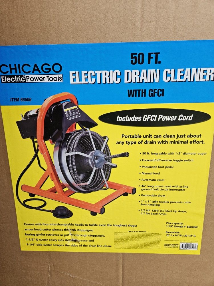 Chicago Electric Drain Cleaner