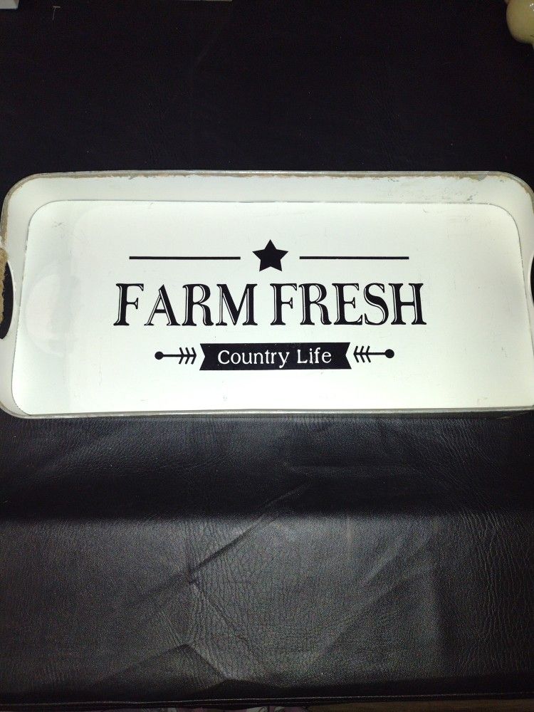 Farmhouse Style Serving Tray