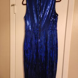 Calvin Klein Sleeveless Sequined Dress - Size 10