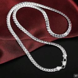 925 Sterling Sliver Necklace 24 Inches Length 