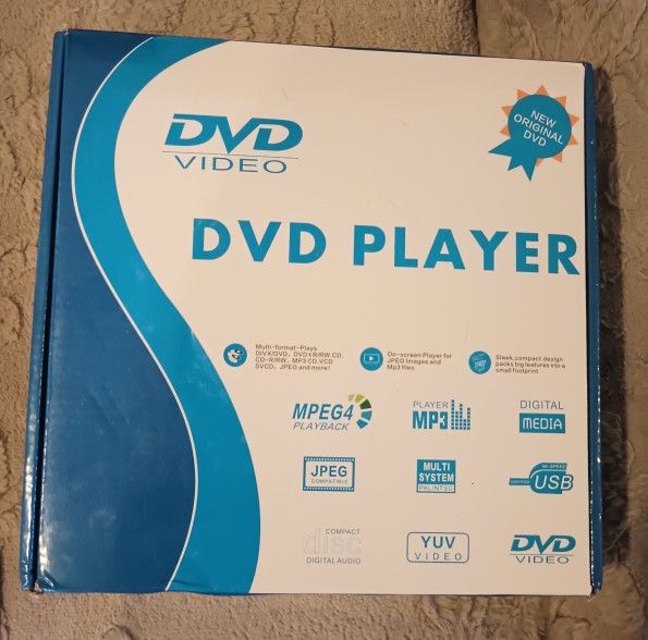 DVD PLAYER & Power Adapter