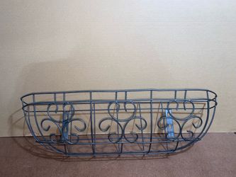 Decorative Metal Wall Planter / Window Box Basket – 36”