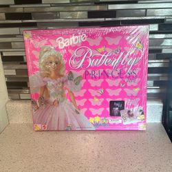 BARBIE Butterfly Princess Board Game - MATTEL # 7200 Dated 1995 New