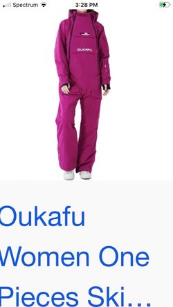 Oukafu Women's One-Piece Ski Suit