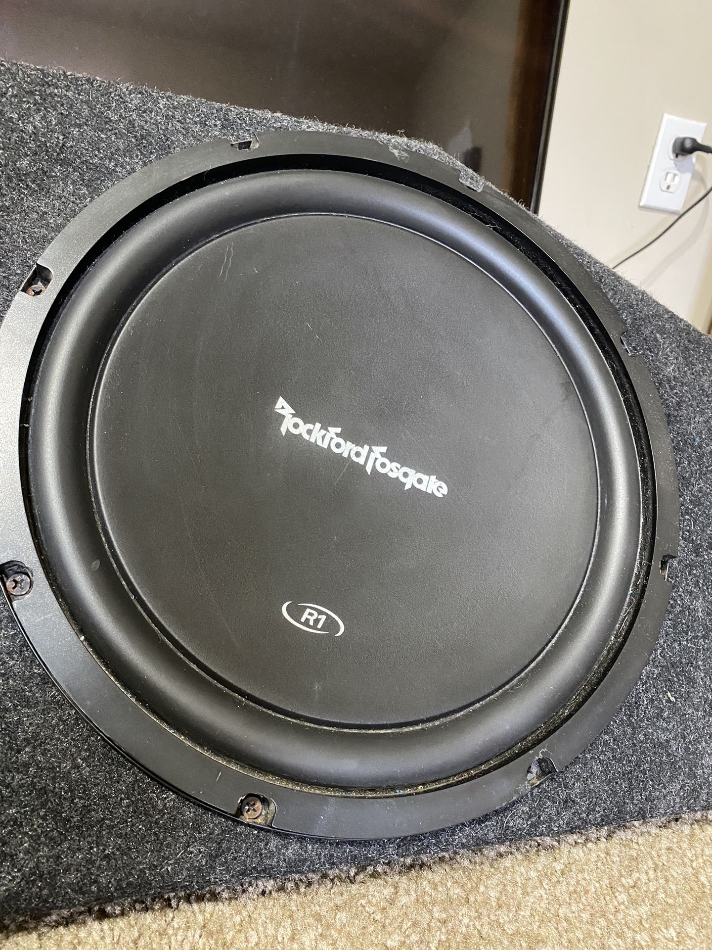 RockfordFosgate 2 12” Subwoofers With Box