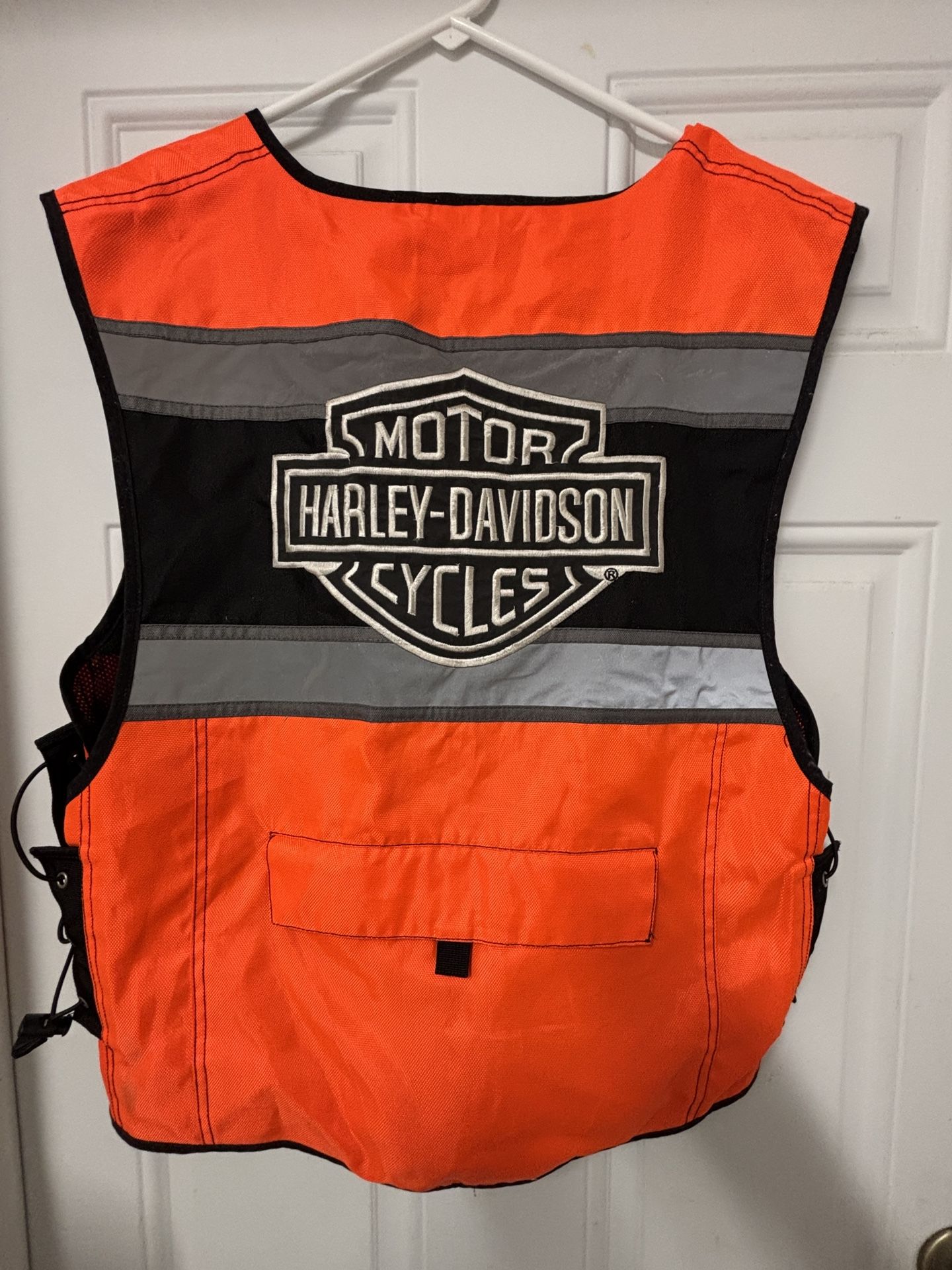 Harley Davidson Shield Logo Reflective Motorcycle Vest