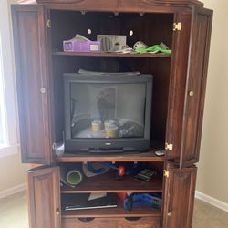 Corner Armoire/TV Cabinet