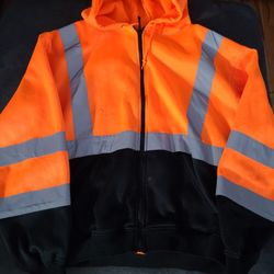 Mens XL High Vis Hoodie